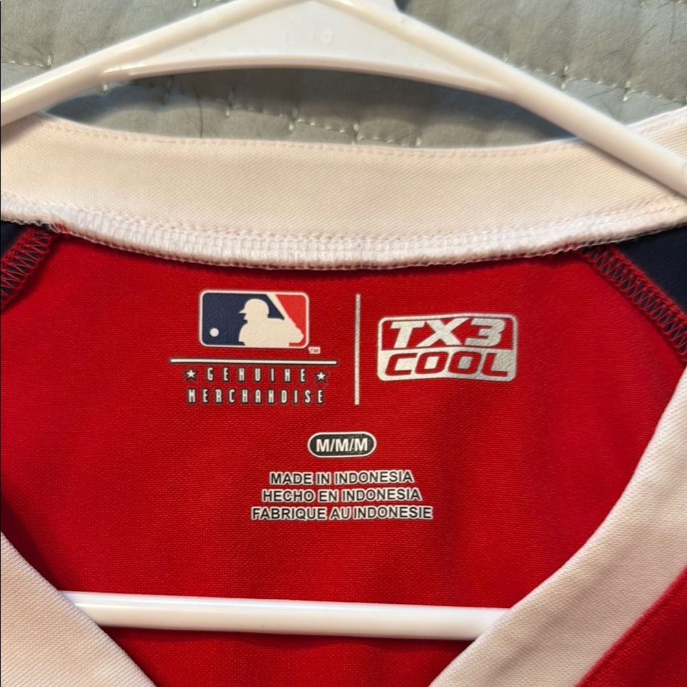Women's STL Cardinals Red and Blue Baseball Team Shirt - Picture 2 of 4